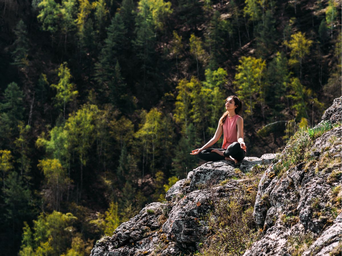 Yoga en el bosque